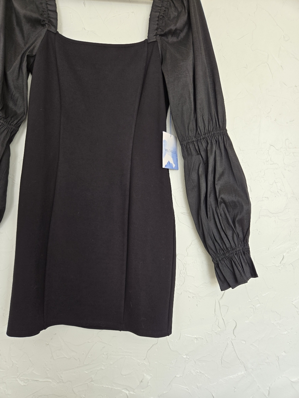 NWT Majorelle Revolve Black Dove Long Sleeve Dress, S - Picture 4 of 10